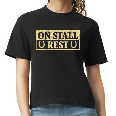 On Stall Rest Horse Comfort Colors Boxy T-Shirt