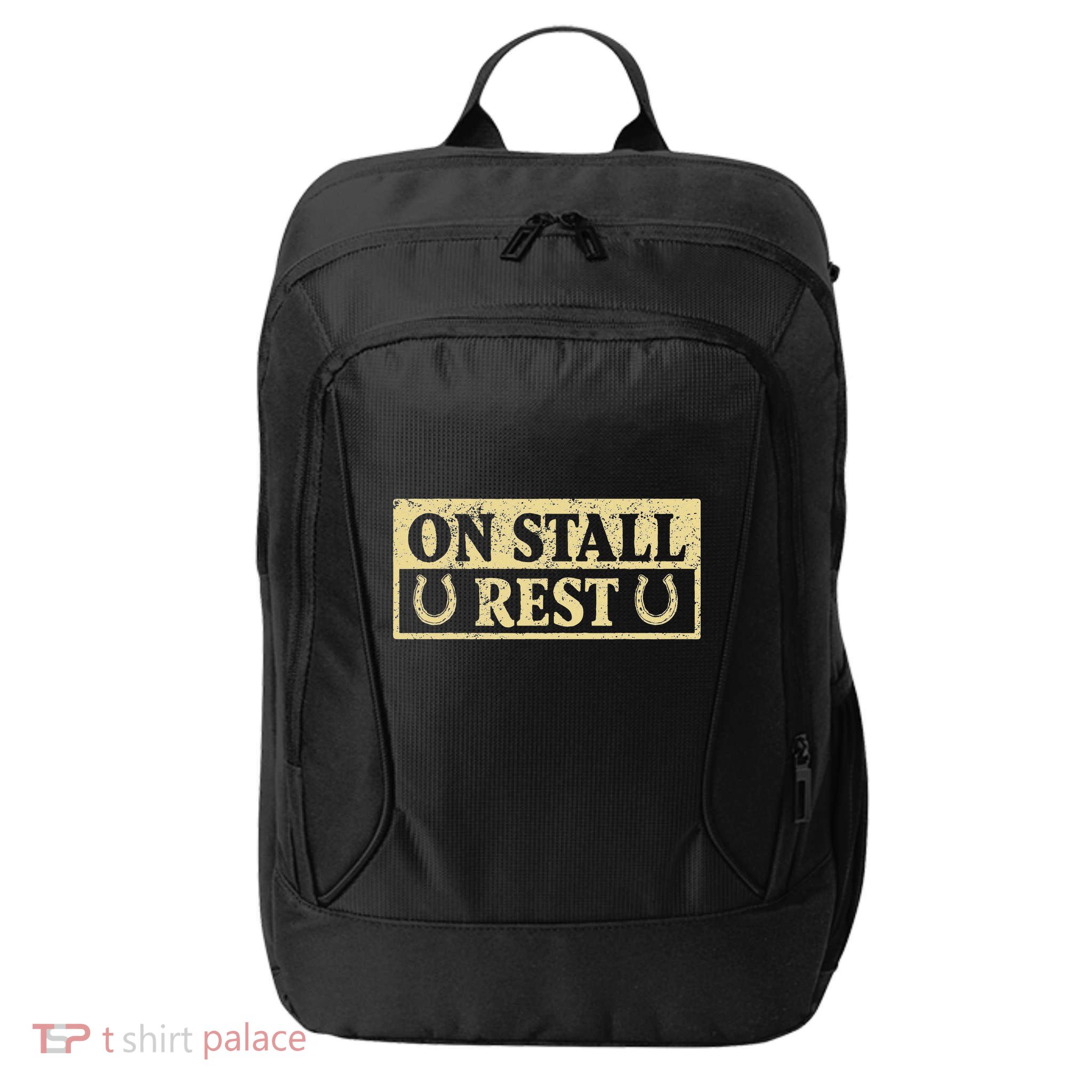 On Stall Rest Horse City Backpack