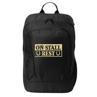 On Stall Rest Horse City Backpack