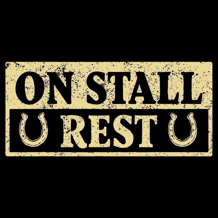 On Stall Rest Horse Impact Tech Backpack