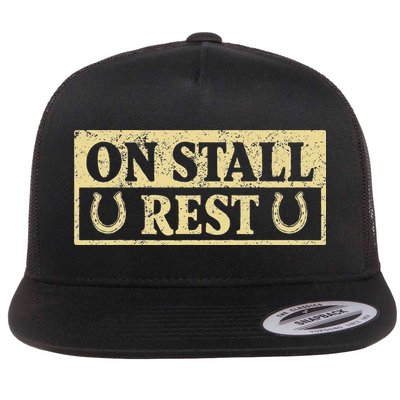 On Stall Rest Horse Flatbill Hat