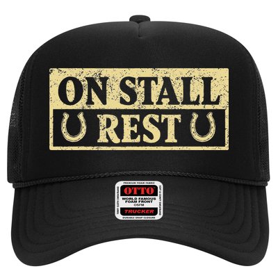On Stall Rest Horse Trucker Hat