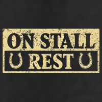 On Stall Rest Horse Golf Towel
