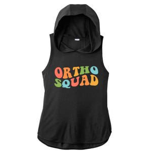 Ortho Squad Retro Orthopedics Doctor Nurse Assistant Medical Gift Ladies PosiCharge Tri-Blend Wicking Draft Hoodie Tank