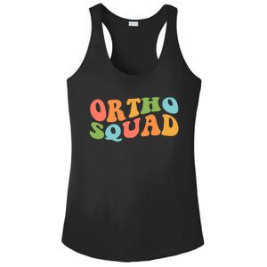 Ortho Squad Retro Orthopedics Doctor Nurse Assistant Medical Gift Ladies PosiCharge Competitor Racerback Tank