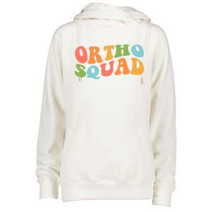 Ortho Squad Retro Orthopedics Doctor Nurse Assistant Medical Gift Womens Funnel Neck Pullover Hood