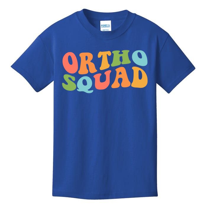 Ortho Squad Retro Orthopedics Doctor Nurse Assistant Medical Gift Kids T-Shirt