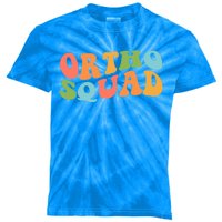 Ortho Squad Retro Orthopedics Doctor Nurse Assistant Medical Gift Kids Tie-Dye T-Shirt