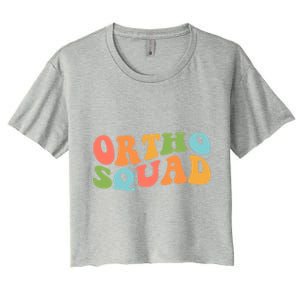 Ortho Squad Retro Orthopedics Doctor Nurse Assistant Medical Gift Women's Crop Top Tee