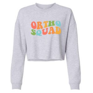 Ortho Squad Retro Orthopedics Doctor Nurse Assistant Medical Gift Cropped Pullover Crew