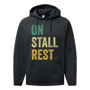 On Stall Rest Horse Performance Fleece Hoodie