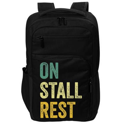 On Stall Rest Horse Impact Tech Backpack