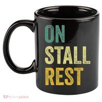 On Stall Rest Horse 11oz C Handle Ceramic Mug