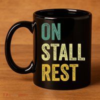 On Stall Rest Horse 11oz C Handle Ceramic Mug