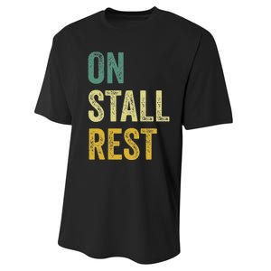 On Stall Rest Horse Performance Sprint T-Shirt