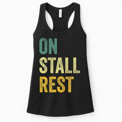 On Stall Rest Horse Womens Tank Top