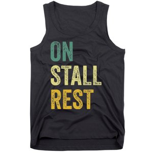 On Stall Rest Horse Tank Top