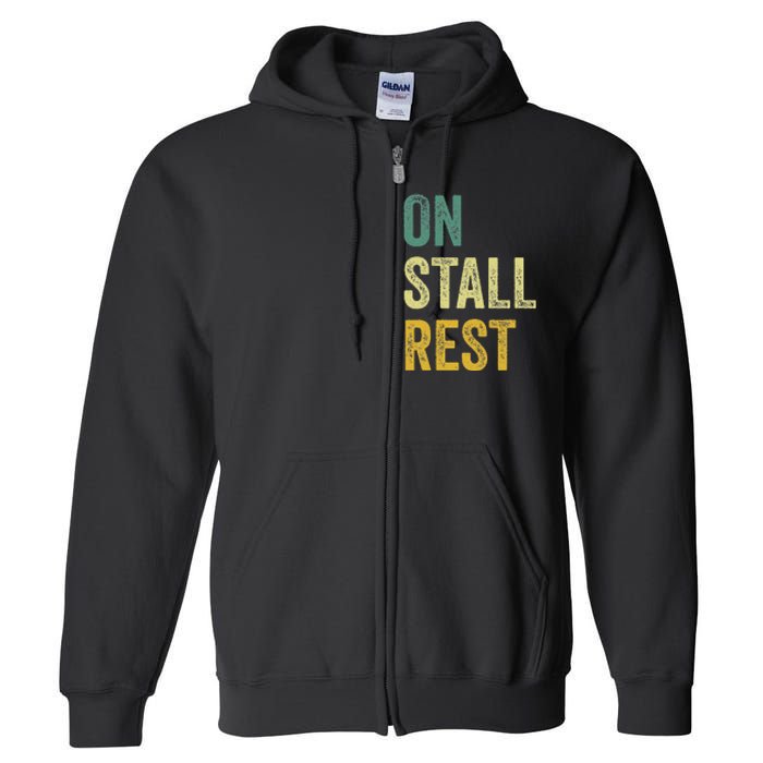 On Stall Rest Horse Full Zip Hoodie