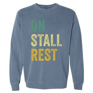 On Stall Rest Horse Garment-Dyed Sweatshirt