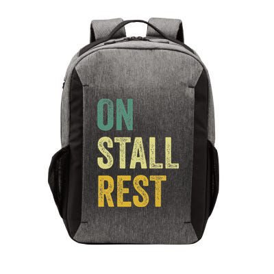 On Stall Rest Horse Vector Backpack