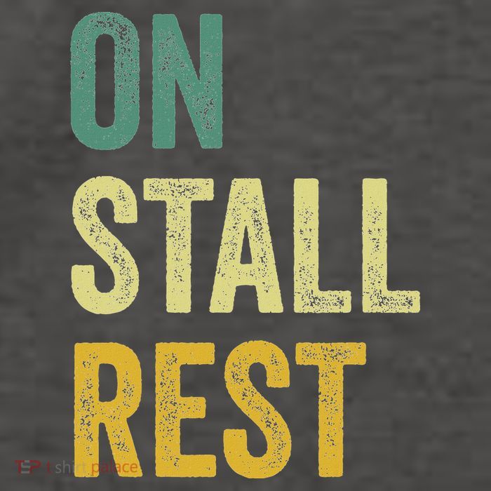 On Stall Rest Horse Vector Backpack