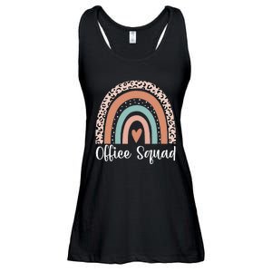 Office Squad Rainbow Administrative Assistants School Team Ladies Essential Flowy Tank