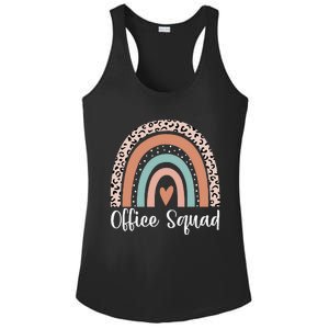 Office Squad Rainbow Administrative Assistants School Team Ladies PosiCharge Competitor Racerback Tank