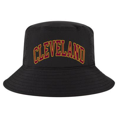 Ohio State Retro Vintage Distressed Cleveland Cool Comfort Performance Bucket Hat