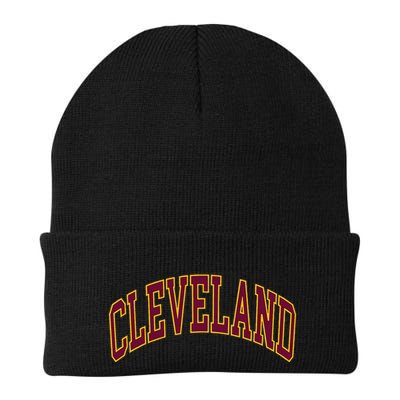 Ohio State Retro Vintage Distressed Cleveland Beanie