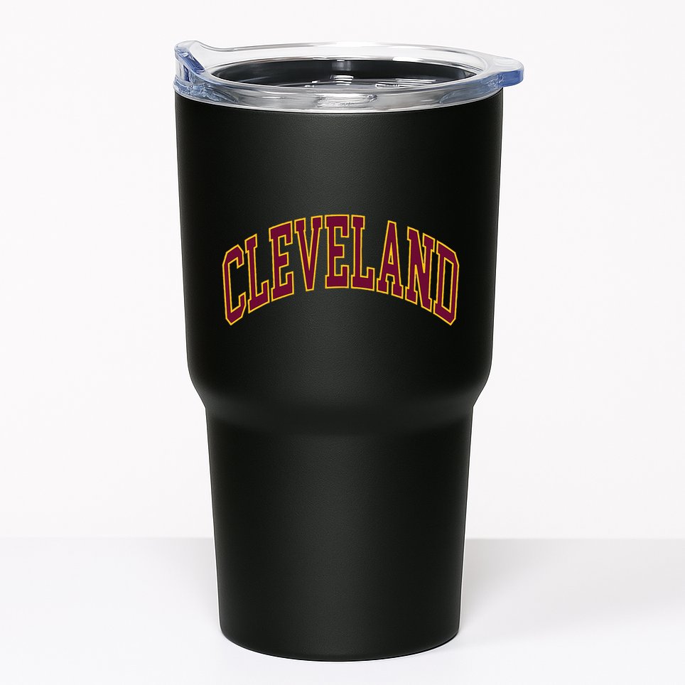 Ohio State Retro Vintage Distressed Cleveland Tumbler