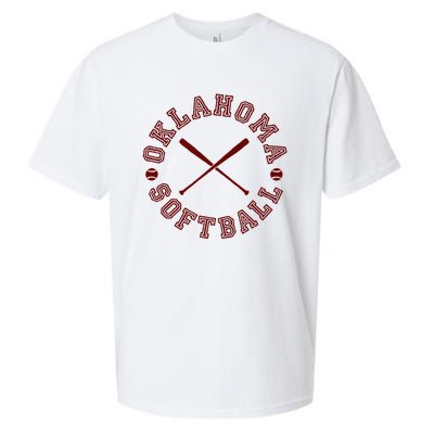 Oklahoma Softball Roundel Sueded Cloud Jersey T-Shirt