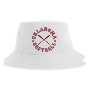 Oklahoma Softball Roundel Sustainable Bucket Hat