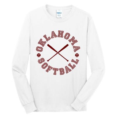 Oklahoma Softball Roundel Tall Long Sleeve T-Shirt