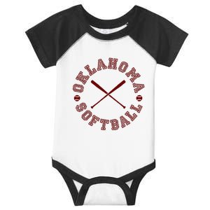 Oklahoma Softball Roundel Infant Baby Jersey Bodysuit