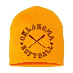 Oklahoma Softball Roundel Short Acrylic Beanie