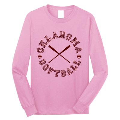 Oklahoma Softball Roundel Long Sleeve Shirt