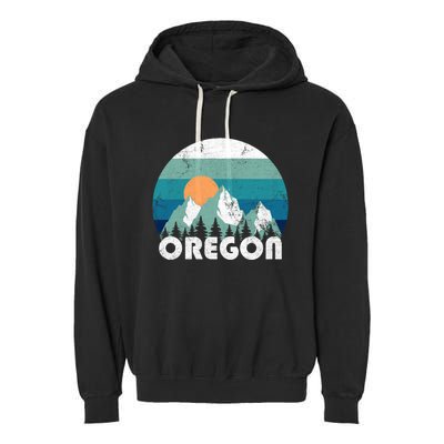 Oregon State Retro Vintage Garment-Dyed Fleece Hoodie