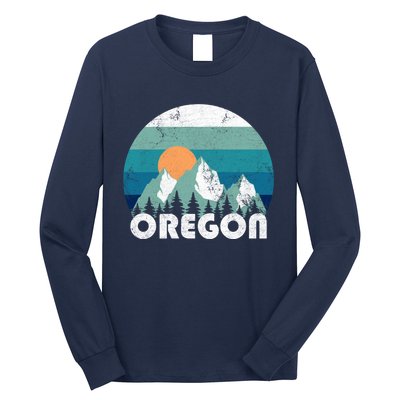 Oregon State Retro Vintage Long Sleeve Shirt