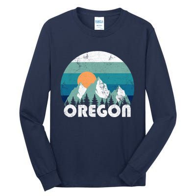 Oregon State Retro Vintage Tall Long Sleeve T-Shirt