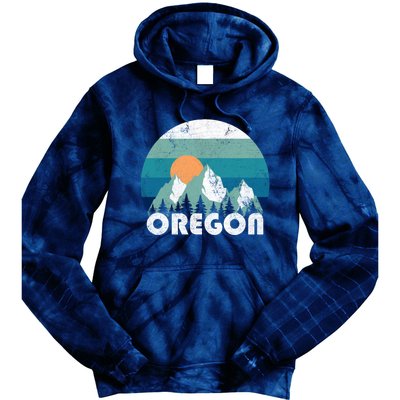 Oregon State Retro Vintage Tie Dye Hoodie