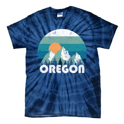 Oregon State Retro Vintage Tie-Dye T-Shirt