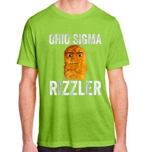 Ohio Sigma Rizzler Funny Meme Chicken Nugget Adult ChromaSoft Performance T-Shirt