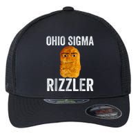 Ohio Sigma Rizzler Funny Meme Chicken Nugget Flexfit Unipanel Trucker Cap