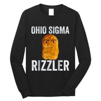 Ohio Sigma Rizzler Funny Meme Chicken Nugget Long Sleeve Shirt