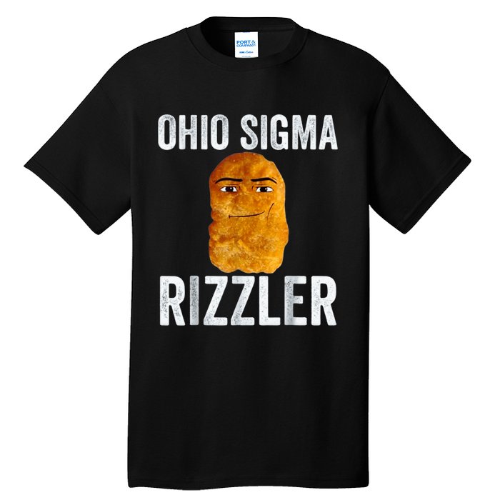 Ohio Sigma Rizzler Funny Meme Chicken Nugget Tall T-Shirt