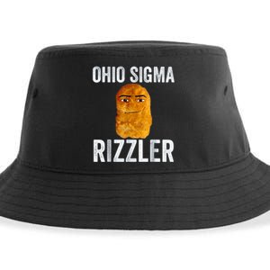 Ohio Sigma Rizzler Funny Meme Chicken Nugget Sustainable Bucket Hat