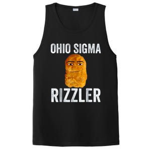 Ohio Sigma Rizzler Funny Meme Chicken Nugget PosiCharge Competitor Tank