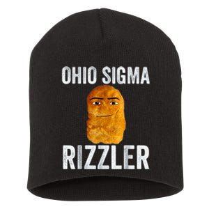 Ohio Sigma Rizzler Funny Meme Chicken Nugget Short Acrylic Beanie