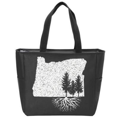 Oregon State Roots Zip Tote Bag