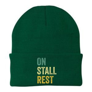 On Stall Rest Horse Knit Cap Winter Beanie